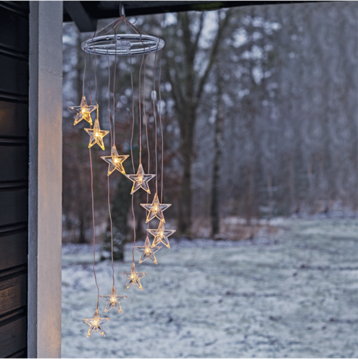 Star Trading Mobilo utendørs uro med stjerner