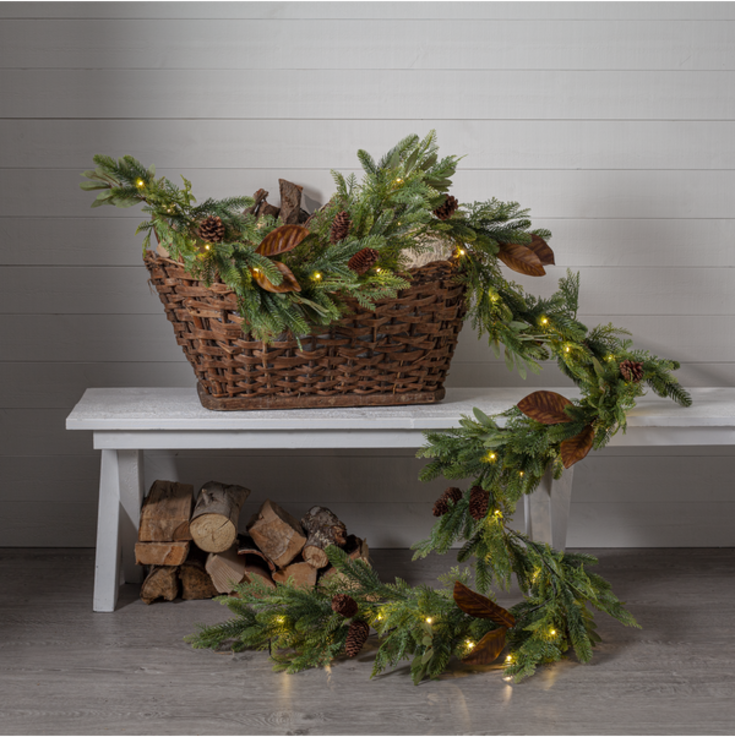 Star Trading udendørs granguirlande med lys, 3 meter