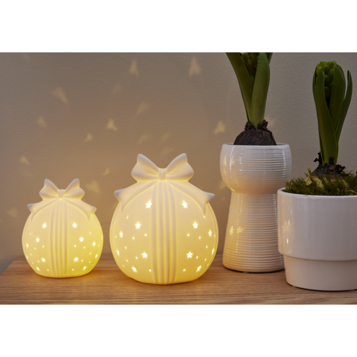 Star Trading Rozy julgranskula med ljus, 14 cm