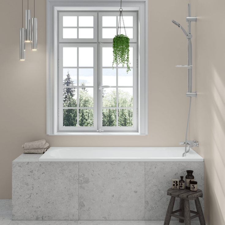 Gustavsberg 2941 badekar, 150x70 cm, hvit