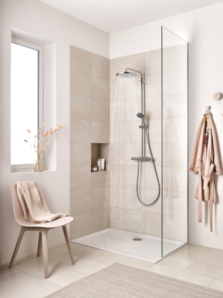 Grohe Vitalio Start duschset, vattensparande, krom