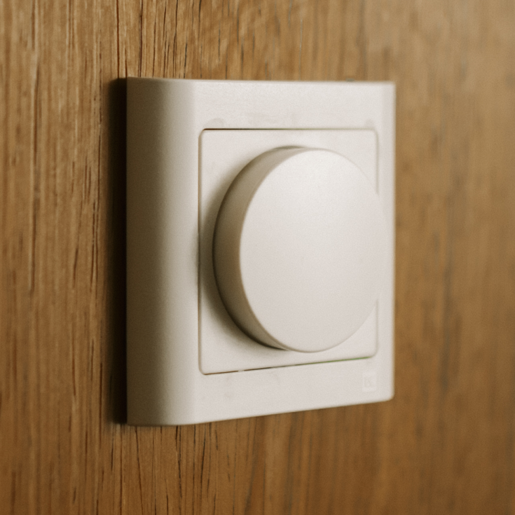 DALI-2-dimmer, DK-design, hvit