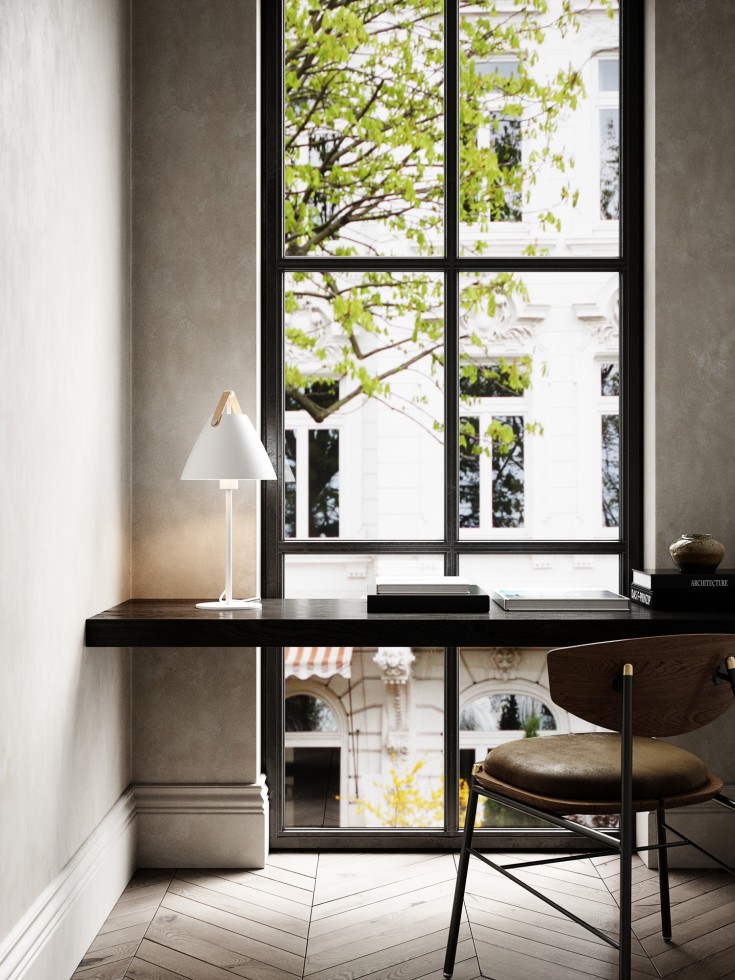 Dftp Strap bordlampe, hvit