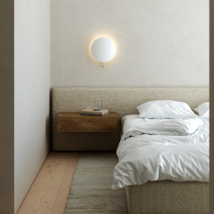 Dftp Spargo vegglampe, hvit