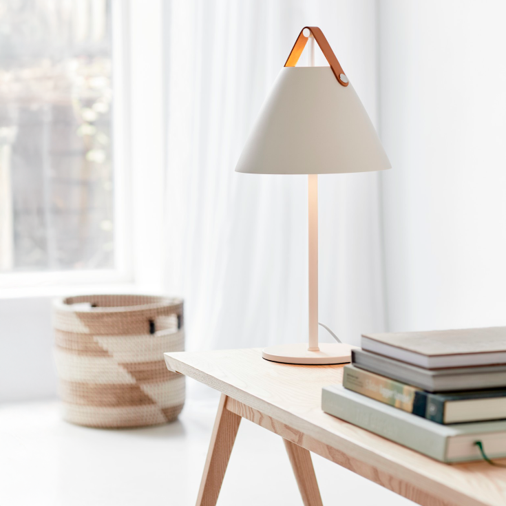 Dftp Strap bordlampe, hvit