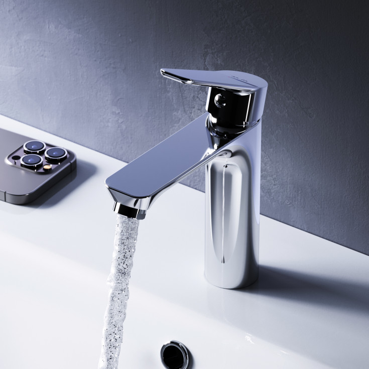 AM.PM Hit tvättställsblandare, krom