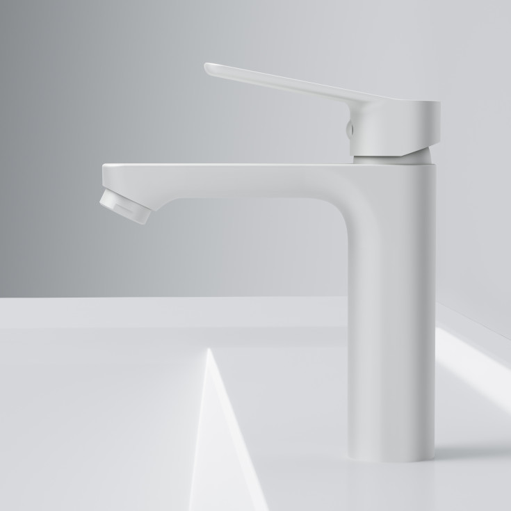 AM.PM Hit tvättställsblandare, vit