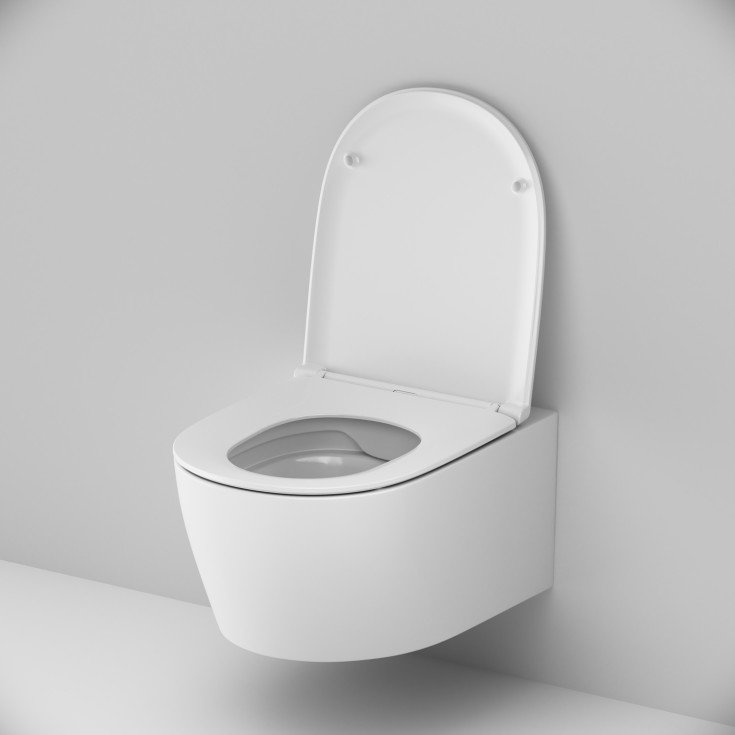 AM.PM X-Joy S FlashClean vegghengt toalett, uten spylekant, hvit