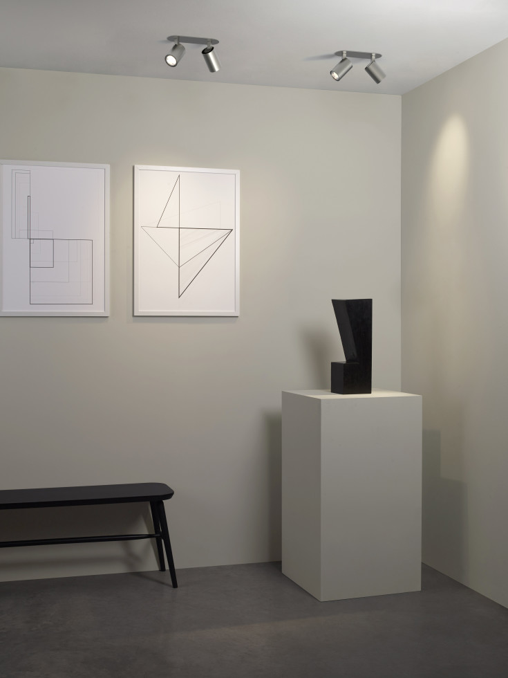 Astro Ascoli Twin spotlampe, 2 spots, krom