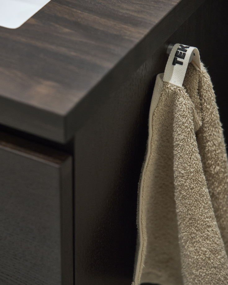 D line håndkleknagg, børstet rustfritt stål