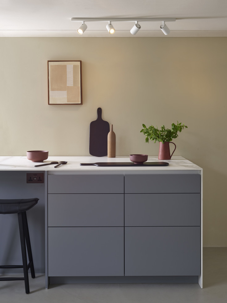 Astro Ascoli Four Bar spotlampe, 4 spots, hvid