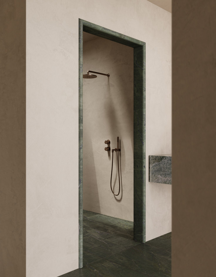 Toni Déca brusesæt, bruneret messing