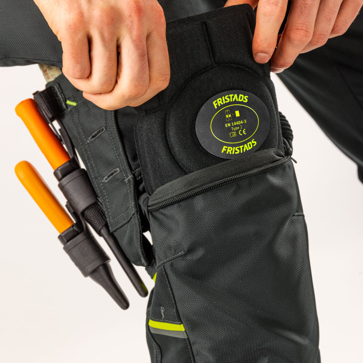 Fristads 9400 KPF knæpude-indlæg, sort