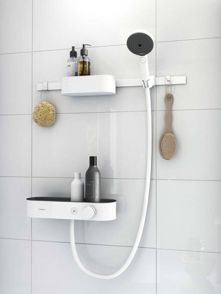Hansgrohe WallStoris håndbruseholder, hvid