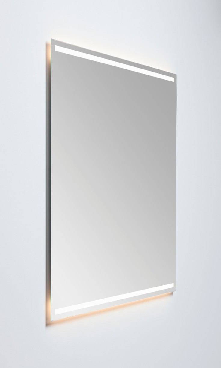 Loevschall Aarhus spegel med belysning, 60x75 cm