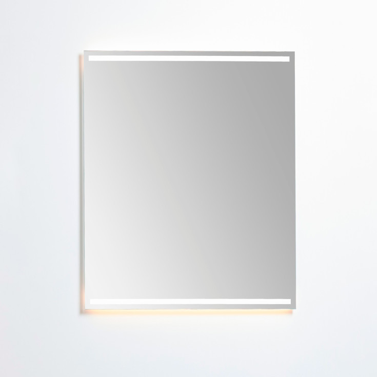 Loevschall Aarhus spejl med lys, 60x75 cm