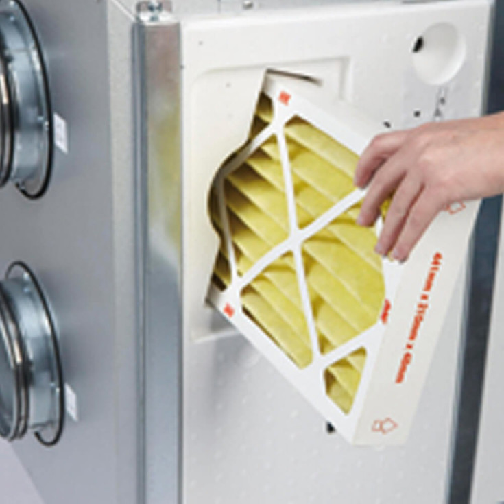 Dantherm HCH 5 MK II ventilationsanlæg med varmegenvinding, Ø160 mm