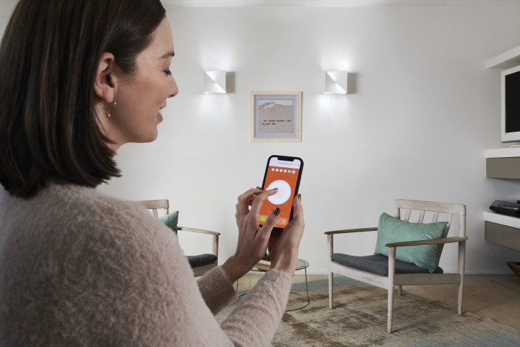 OSRAM SMART+ MATTER Orbis Vegglampe Swan firkantet 23W/827-830 200x200 WF