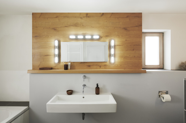 Osram Smart+ Wifi Orbis Duplo væglampe, justerbar hvid, 44,5 cm