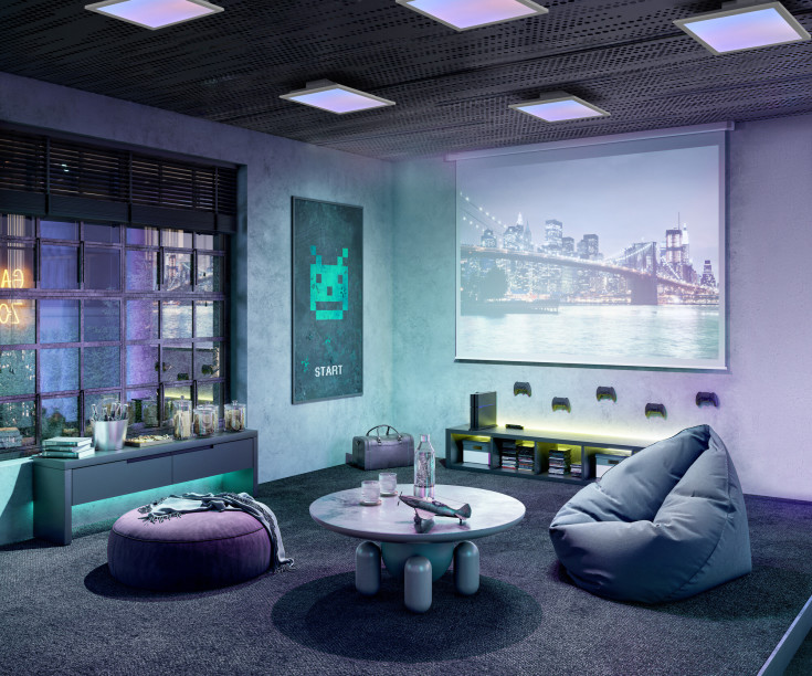 Osram Smart+ Wifi Magic plafond, 2700K-6500K, 45x45 cm