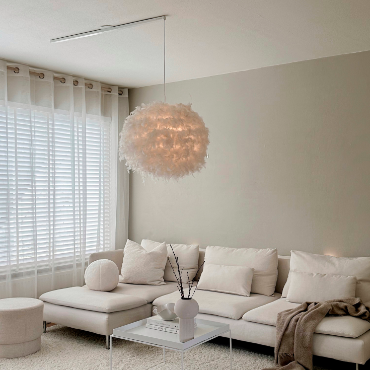 Lightswing Single upphängningssystem, 110 cm, vit