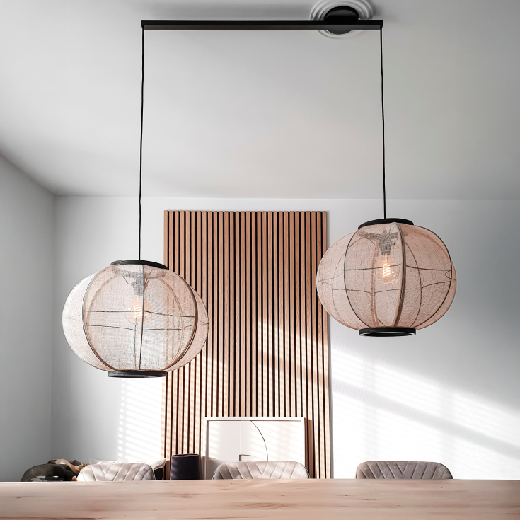 Lightswing Twin ophængssystem, 90 cm, sort