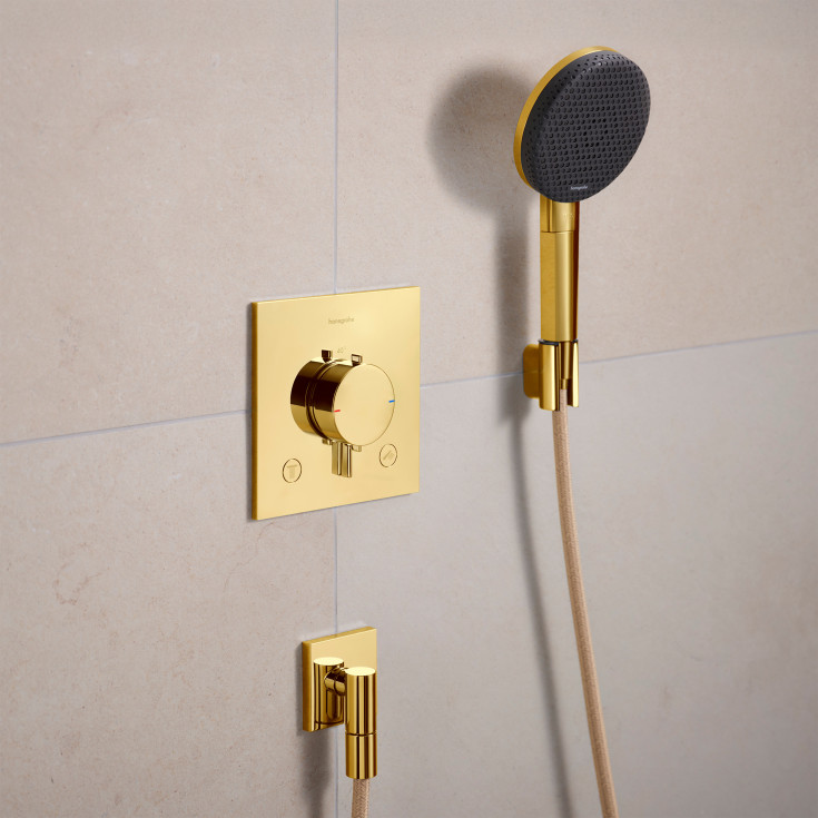 Hansgrohe Raindance Alive S hånddusj, vannsparende, gull