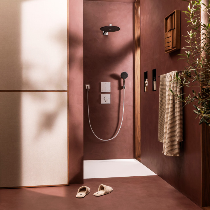 Hansgrohe Raindance Alive Select S dusjsett, vannsparende, krom