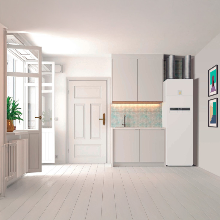 Panasonic Aquarea L-gen Hydrosplit luft til vand varmepumpe, indedel, 3 kW