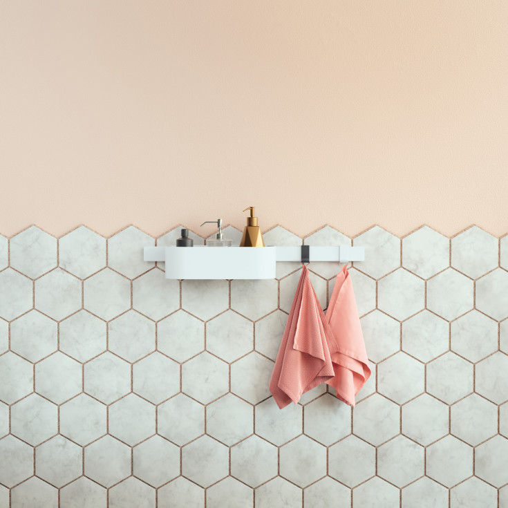 Hansgrohe WallStoris krok, 2 stk, hvit