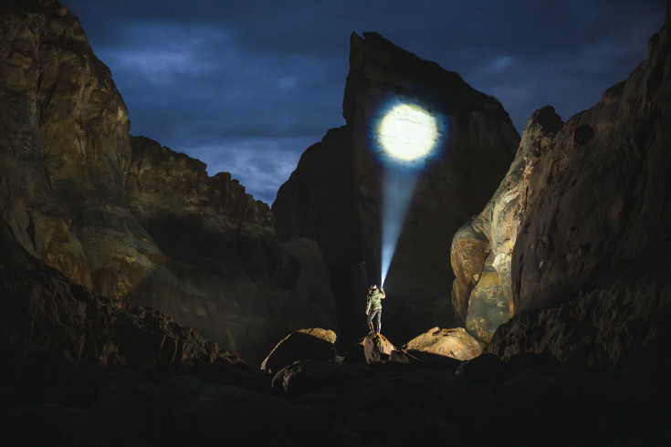Coast BREAKER ficklampa, vattentät, uppladdningsbar, 1200 lumen