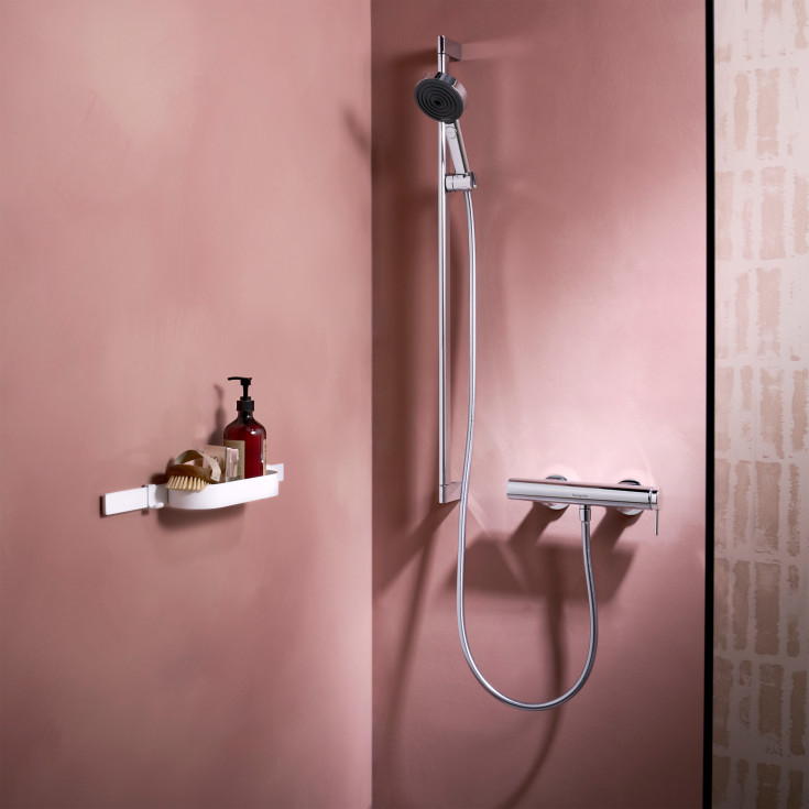 Hansgrohe WallStoris skinne, 50 cm, hvit