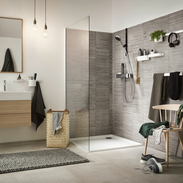 Hansgrohe WallStoris skinne, 50 cm, hvit