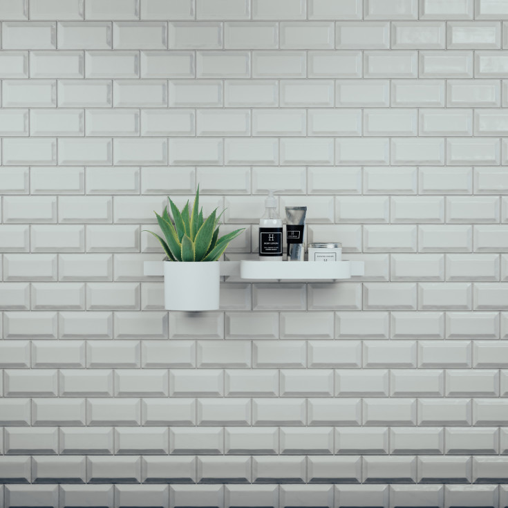 Hansgrohe WallStoris skena, 50 cm, vit