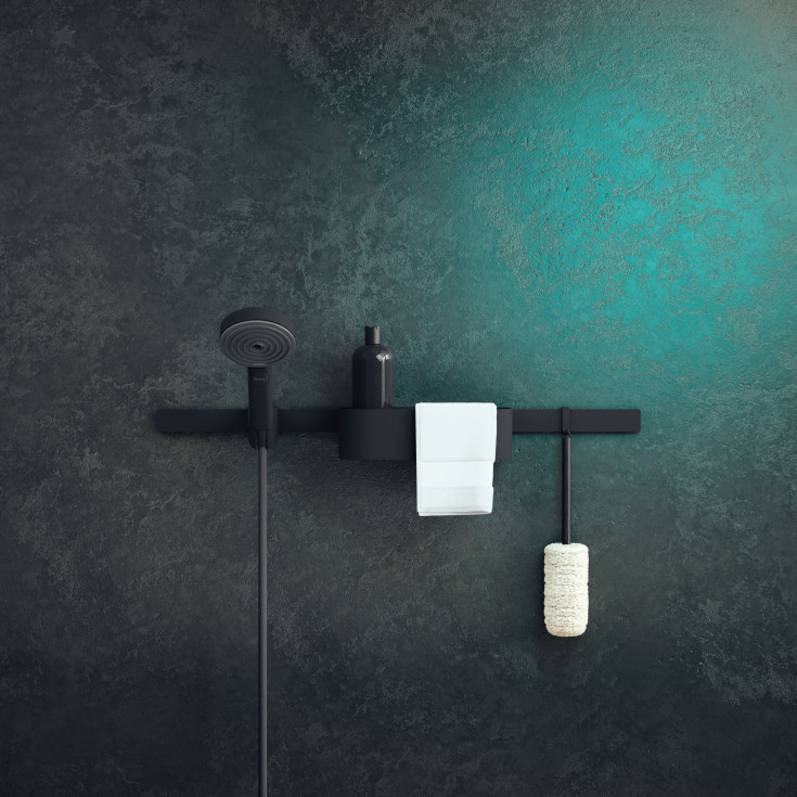 Hansgrohe WallStoris oppbevaringskurv, sort