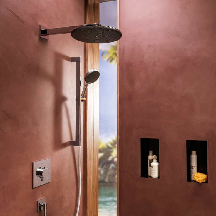 Hansgrohe FixFit Fine E slanguttag, krom