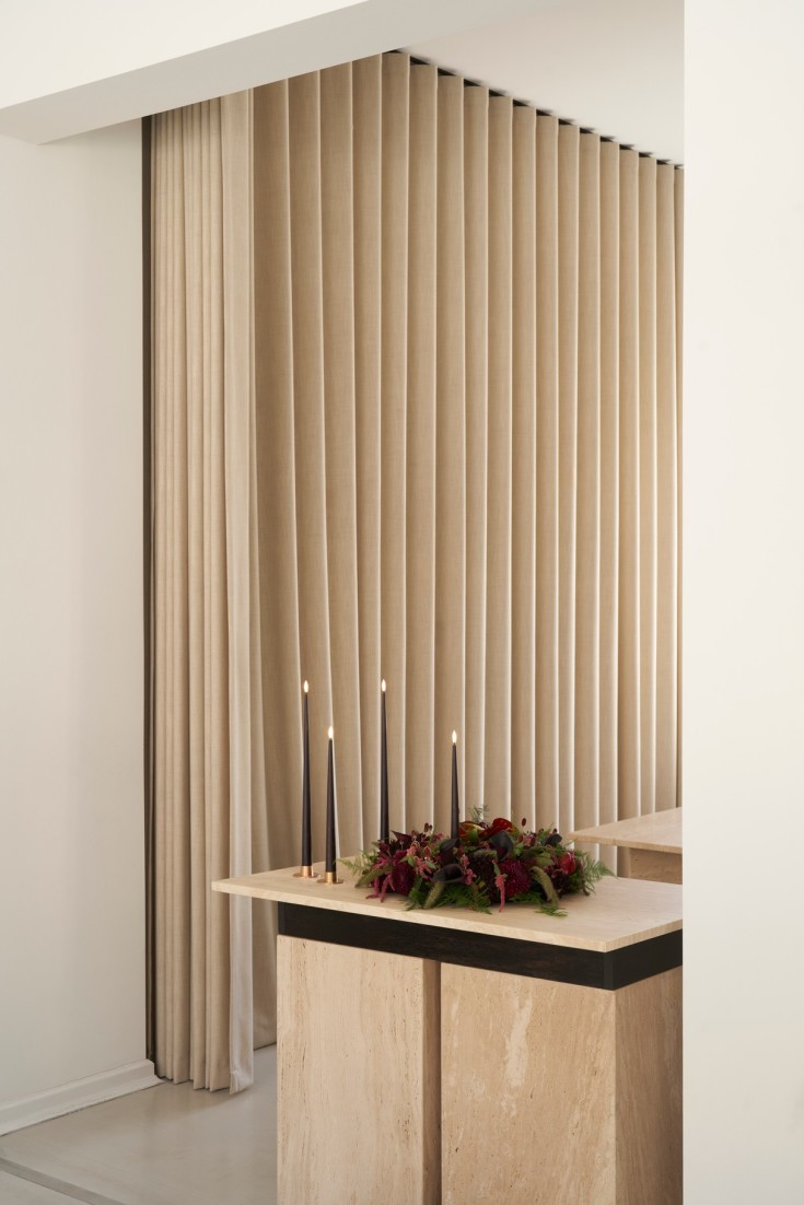 Ester & Erik LED kronelys, 40 cm, mørkebrun, 2-pk