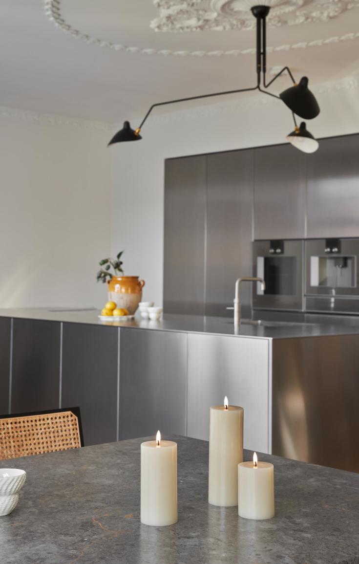 Ester & Erik LED blokklys, 15 cm, sand