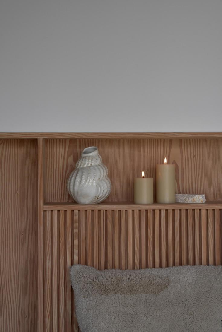 Ester & Erik LED blokklys, 15 cm, sand