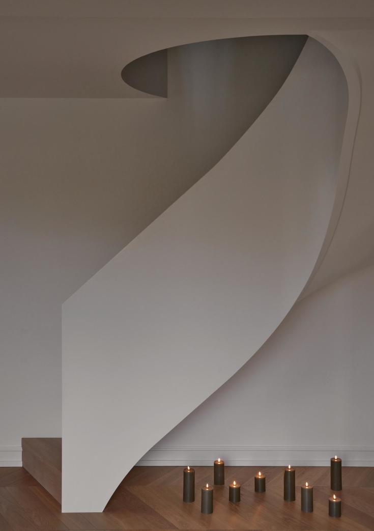 Ester & Erik LED blokklys, 10 cm, brun