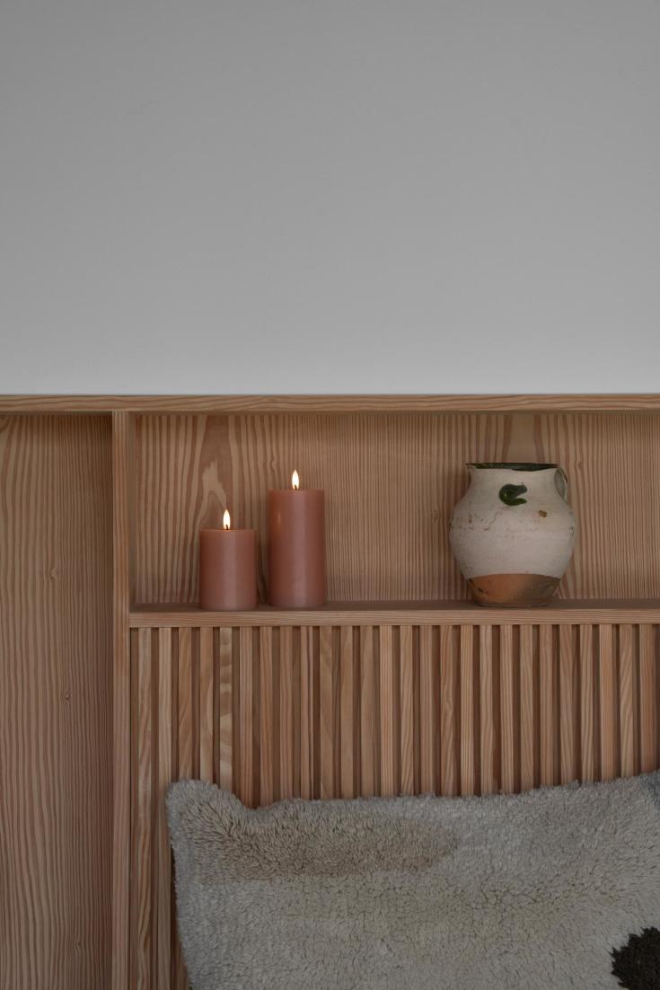 Ester & Erik LED blokklys, 15 cm, rosa