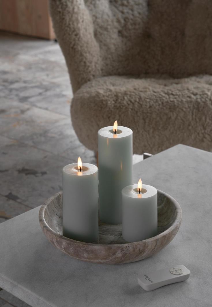 Ester & Erik LED blokklys, 15 cm, mintgrønn