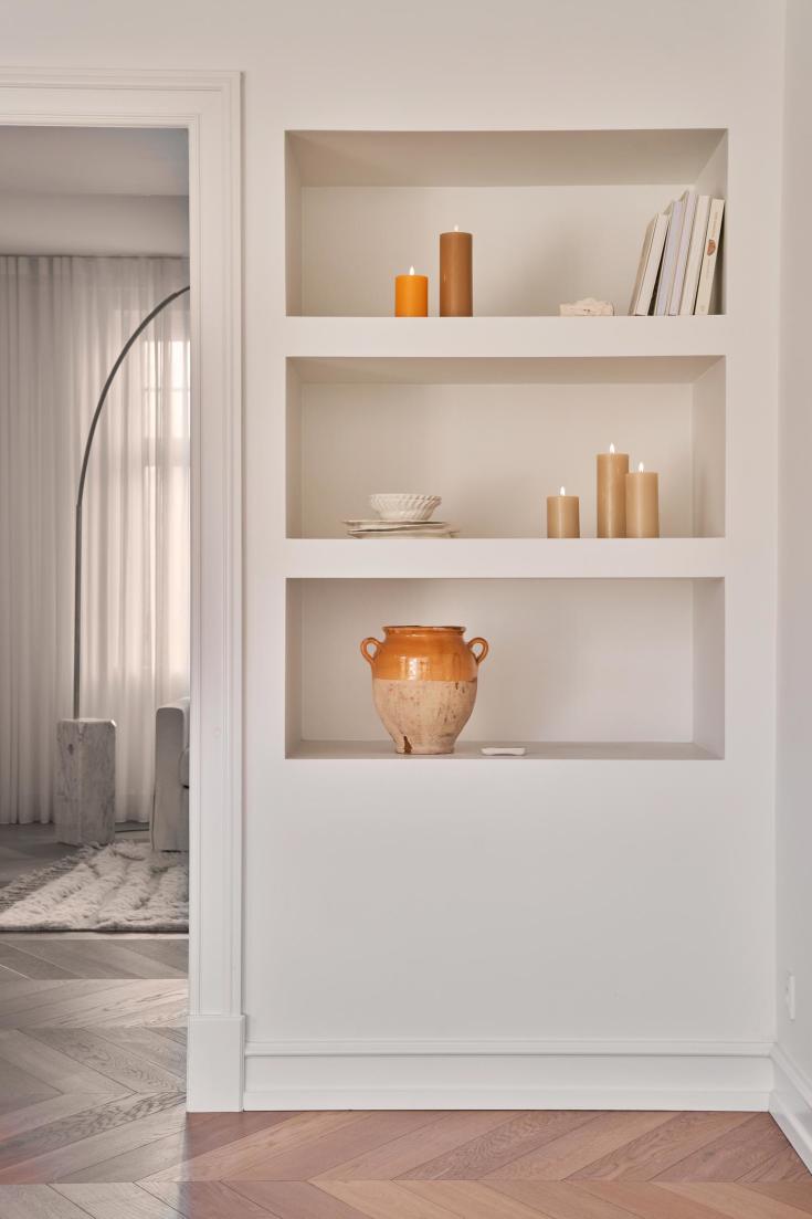 Ester & Erik LED blokklys, 20 cm, karrygul