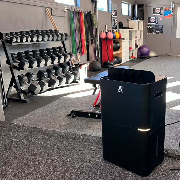 Arida Desert avfukter og luftrenser, appstyrt, 20 liter/døgn, 150 m²