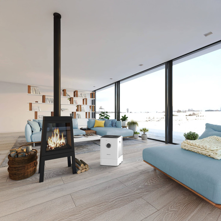 Boneco W400 luftfuktare och luftrenarer, appstyrd, 9,6 liter/dygn, 60 m²