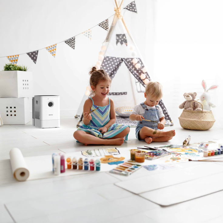 Boneco W400 luftfuktare och luftrenarer, appstyrd, 9,6 liter/dygn, 60 m²