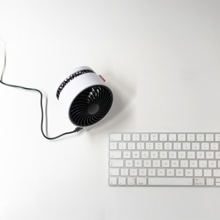 Boneco F50 bordsfläkt, Ø10 cm, vit