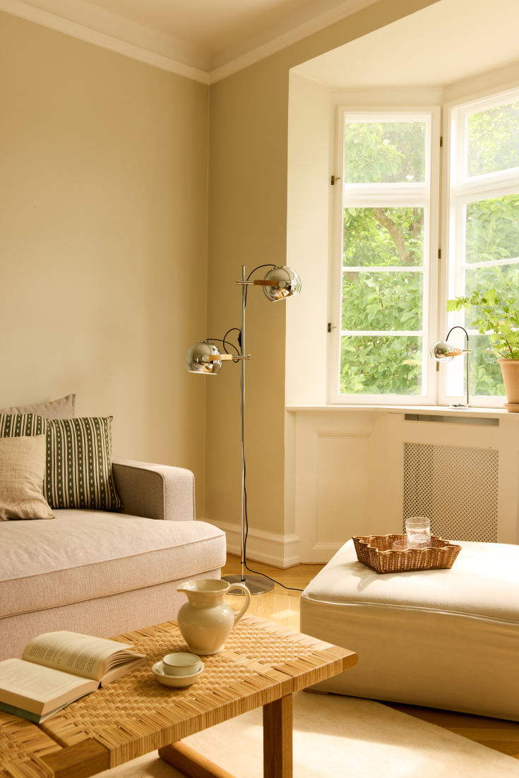 Halo Design DC 2L gulvlampe, krom