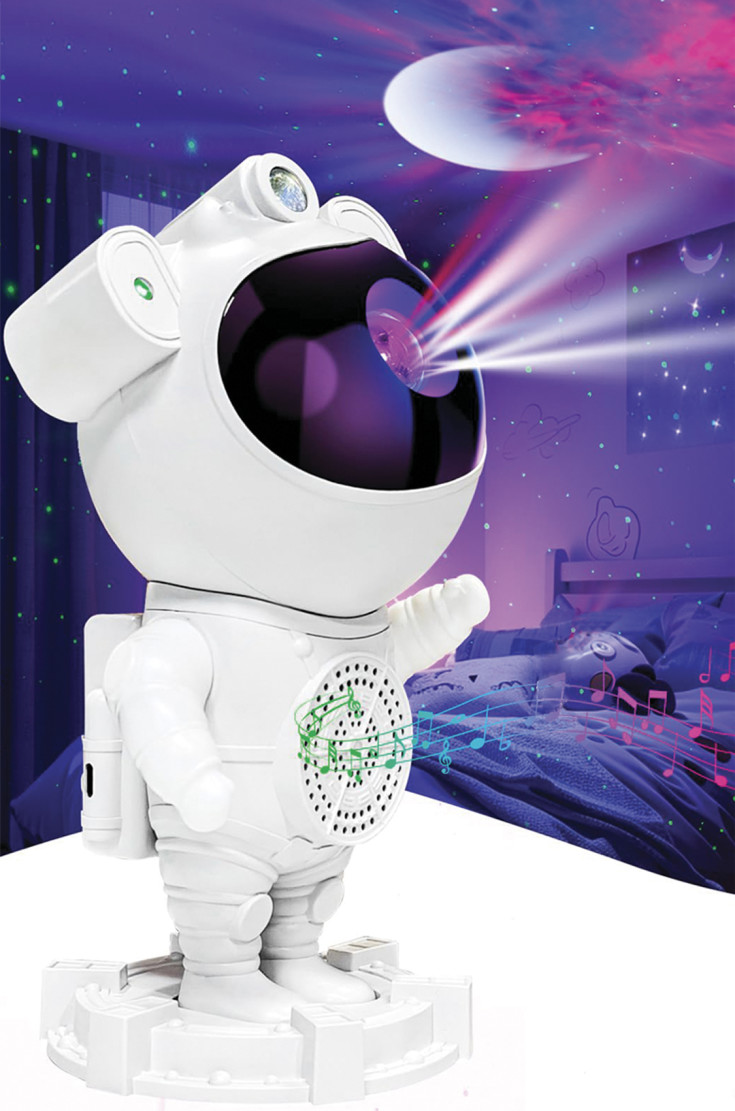 Veli Line Astronaut projekterlampe med højtaler