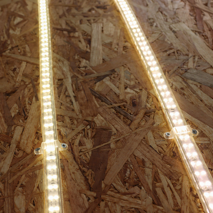 Ranceo monteringsklips for LED-stripelys, 50 stk.